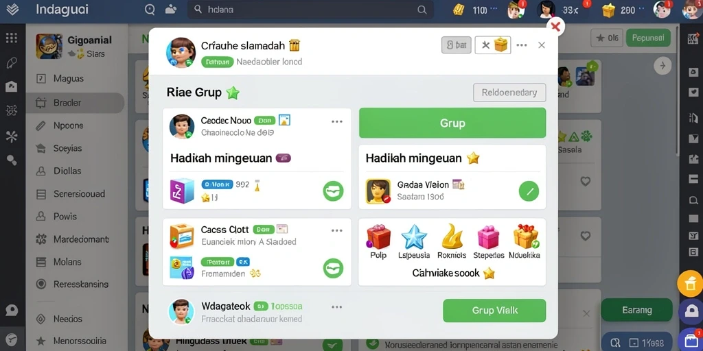 Komunitas aktif yang mendukung interaksi antar pemain.