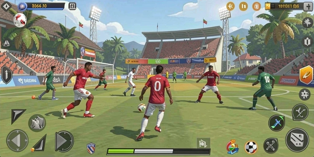 Berbagai item dan power-up untuk meningkatkan permainan.