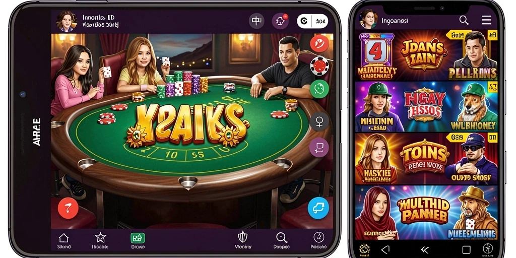 Screenshot komunitas yang aktif dengan fitur chatting.