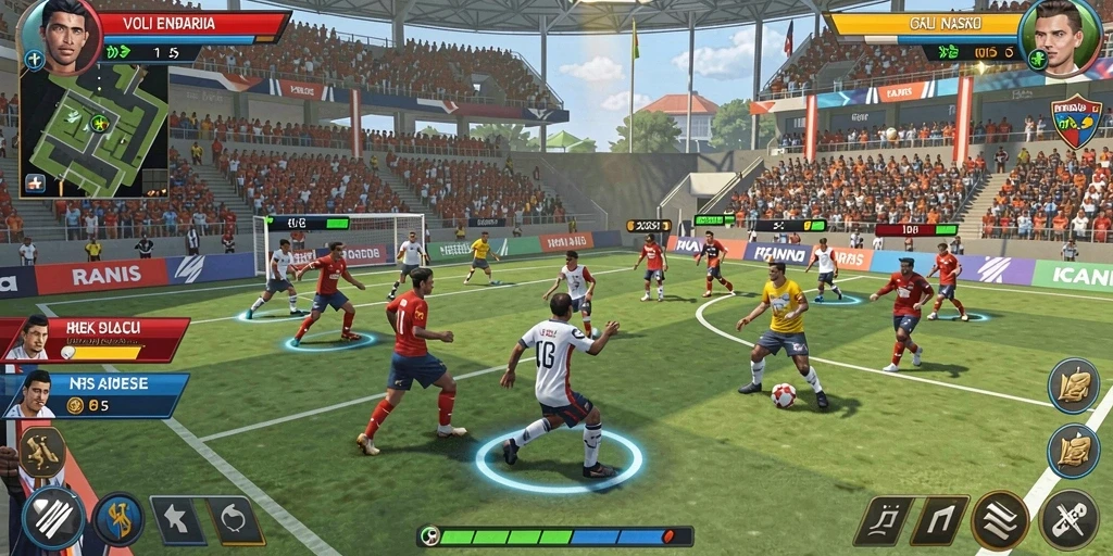 Tangkapan layar ini menampilkan mode multiplayer yang seru.