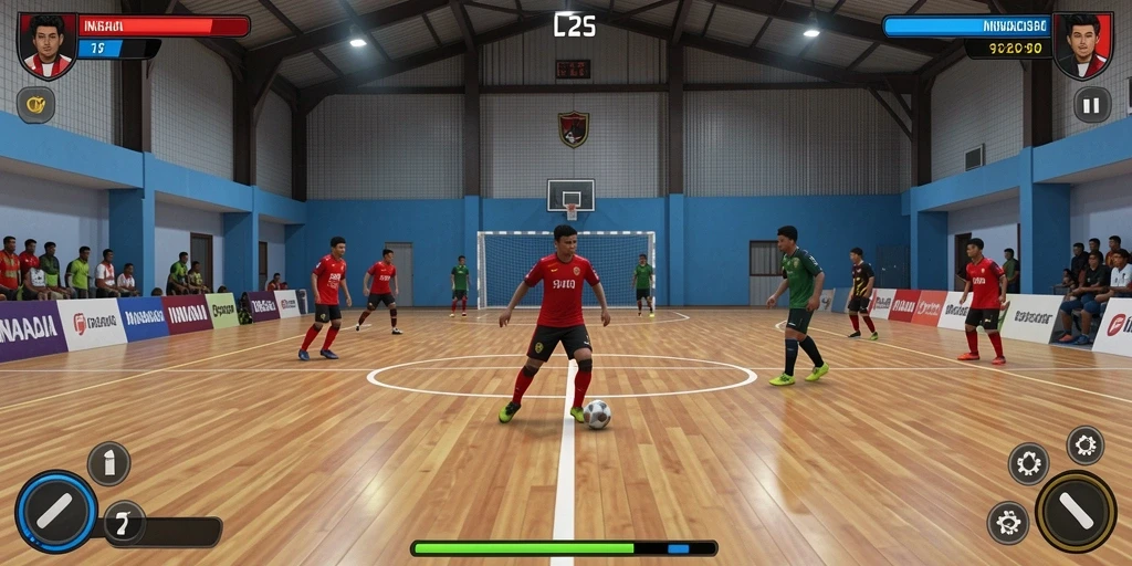 Interaksi sosial dengan pemain lain di dalam game.