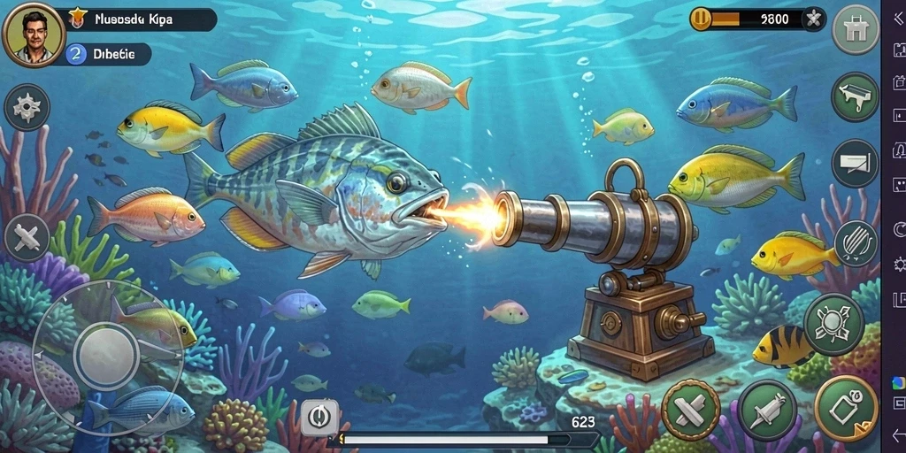 Screenshot menunjukkan mode multiplayer yang penuh aksi.